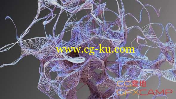DNA网生长动画Houdini教程 DNA Plexus Growth with VEX Tutorial的图片1