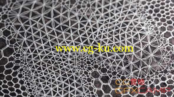 复杂编织图形Houdini教程 Creating a Complex Crochet Pattern Tutorial的图片1