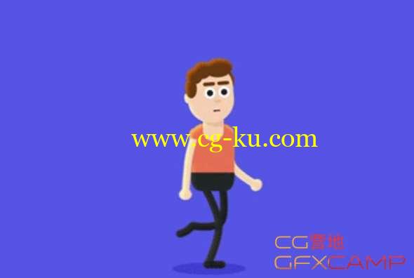卡通人物走路动画AE教程 Skillshare - Character Animation Part 2: Animating a Run Cycle的图片1