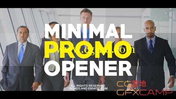 AE模板-商务图片快闪片头 Minimal Promo Opener的图片1