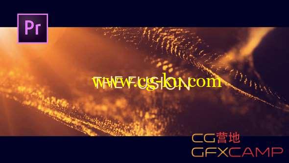 PR预设-粒子飘动背景宣传片头 The Fusion的图片1