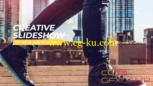 PR模板-简洁幻灯片开场 Creative Slideshow的图片1