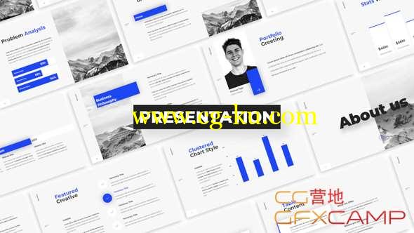 AE模板-时尚商务图片文献介绍片头 Presentation的图片1