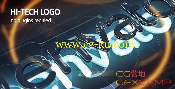 AE模板-三维高科技Logo动画 Hi-Tech Logo的图片1