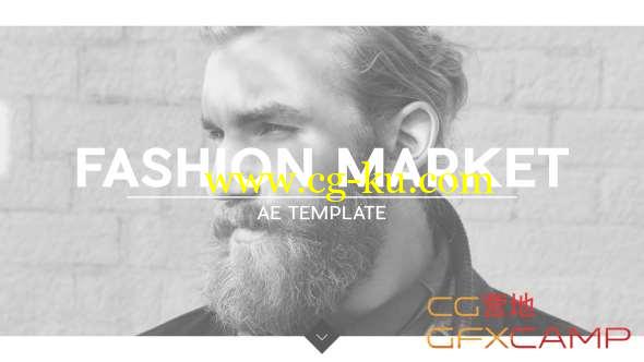 AE模板-简约时尚商品介绍宣传 Fashion Market的图片1