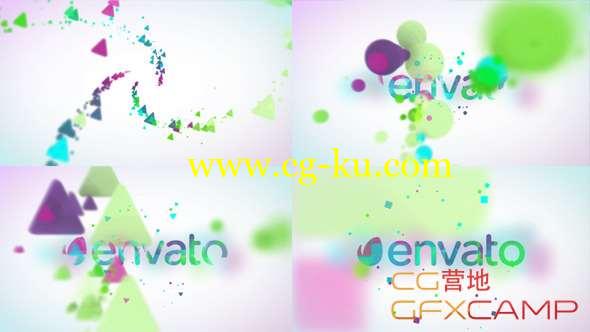 AE模板-粒子路径环绕Logo动画 Minimal Particles Logo的图片1