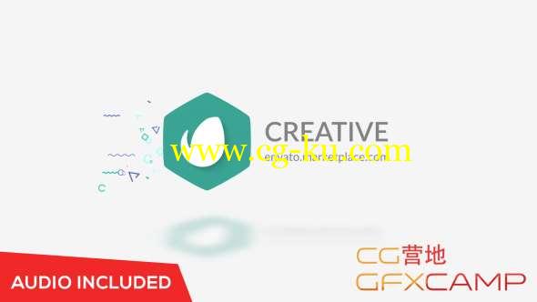 AE模板-粒子图形Logo动画 Particles Logo的图片1