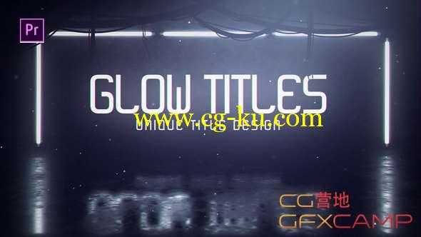 PR预设-日光灯发光文字标题动画 Glow Title的图片1