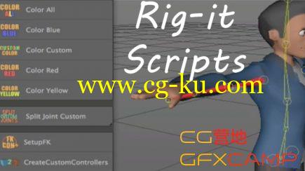 C4D骨骼绑定脚本 Cineversity Premium Rig It Scripts的图片1