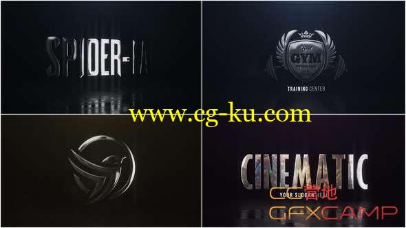 AE模板-大气三维英雄Logo动画 Cinematic Hero Logo的图片1