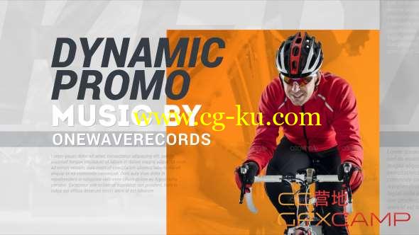 AE模板-体育视频宣传片头 Dynamic Promo Opener的图片1