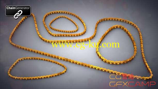 C4D链条生成插件 C4DZone Chain Generator 1.0 R13-R16的图片1