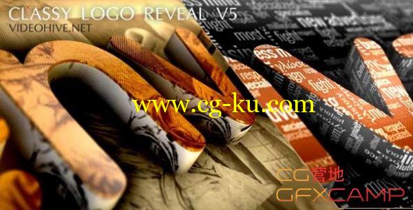 AE模板-漫威风格文字图片刷新 VideoHive Classy Logo Reveal V5的图片1