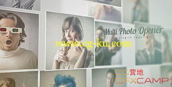 AE模板-小清新照片墙 VideoHive Multi Photo Opener的图片1