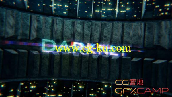 红巨星教程：信号干扰文字 Red Giant - Episode 100：Darknet Glitching Text Transition的图片1