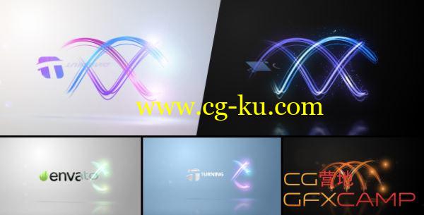 AE模板-光线环绕 VideoHive Twisting Streaks Logo的图片1