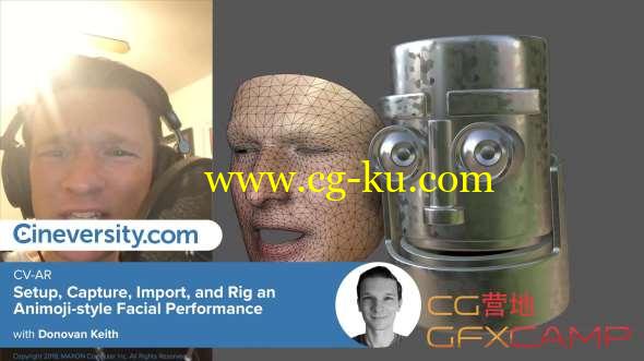 面部捕捉C4D插件 Cineversity CV-AR v1.5 For Cinema 4D R19/R20 Win/Mac的图片1