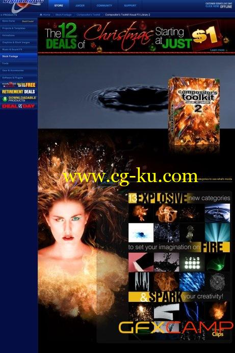 影视视觉特效背景素材库2 Digital Juice – Compositor’s Toolkit 2 Visual FX Library的图片1