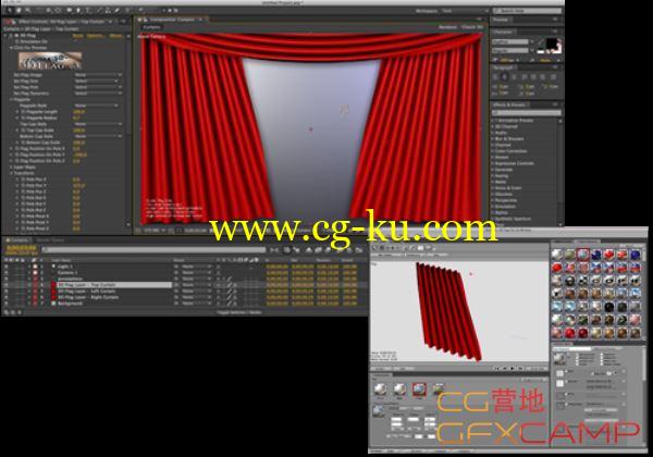 AE旗帜飘动插件 Zaxwerks 3D Flag 3.0.2 Mac的图片1