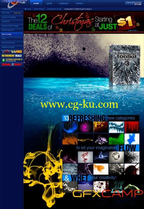 影视视觉特效背景素材库3 Digital Juice – Compositor’s Toolkit 3 Visual FX Library的图片1