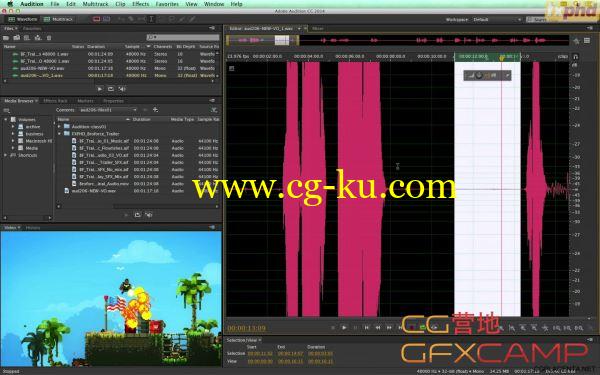 Audition制作Mograph运动图形游戏音效 FXPHD AUD206 – Creating Killer Audio for Mograph的图片1