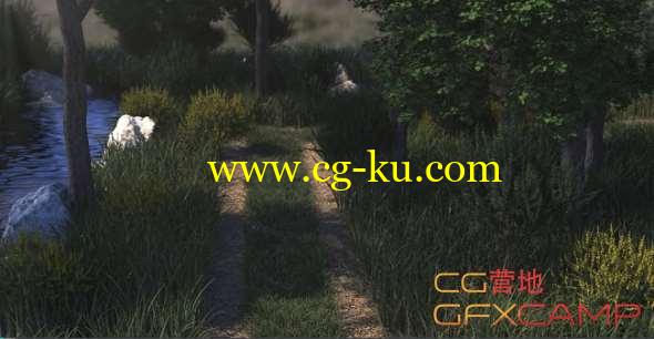 室外环境制作C4D教程 Skillshare - Create Realistic Exterior Environement Using Cinema 4D的图片1