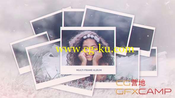 AE模板-相框拼贴照片掉落相册片头 Multi Frame Photo Gallery的图片1