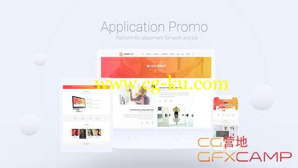 AE模板-手机平板网站APP宣传展示动画 App Presentation的图片1