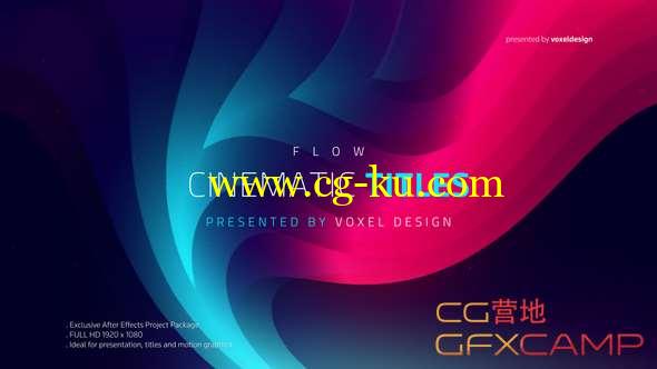 AE模板-优雅流动文字图片宣传开场 FLOW - Cinematic Titles的图片1
