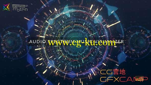 AE模板-音乐波形可视化动画 Audio Spectrum Music Visualizer的图片1