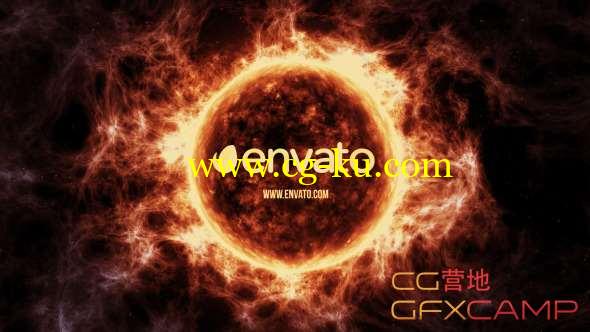 AE模板-能量太阳Logo动画 Sun Reveal的图片1