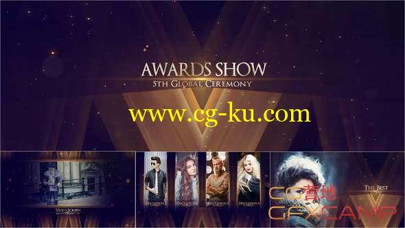AE模板-优雅大气颁奖典礼晚会片头 Awards show的图片1