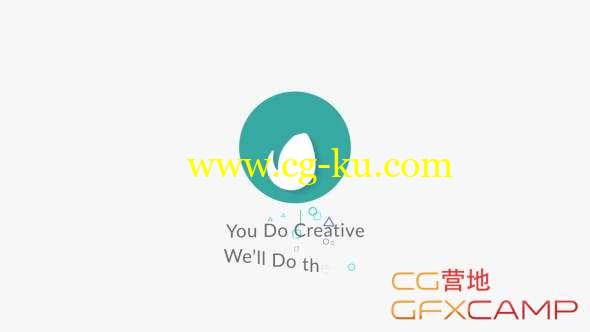 AE模板-简洁图形Logo动画 Simple Logo Reveal的图片1