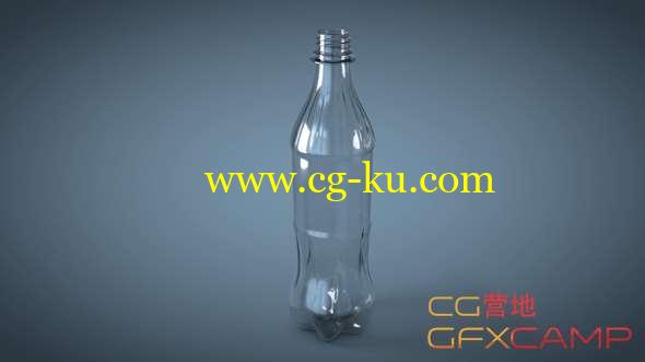 C4D塑料瓶子建模教程 Cineversity - Modeling a Plastic Soda Bottle In Cinema 4D的图片1