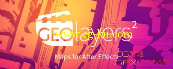 真实地图路径绘制AE脚本 Aescripts GEOlayers 2 V1.2.7 + 使用教程的图片1