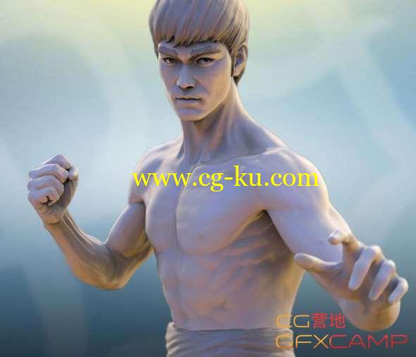 李小龙3D模型 Bruce Lee Dragon Fighter – 3D Model的图片1