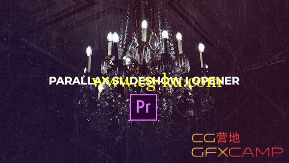 AE+PR模板-像素分离视差图片开场 Parallax Slideshow Opener Premiere Pro的图片1