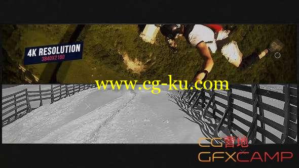 AE模板+PR预设-动感体育视频包装片头 Glitch Sport Opener的图片1