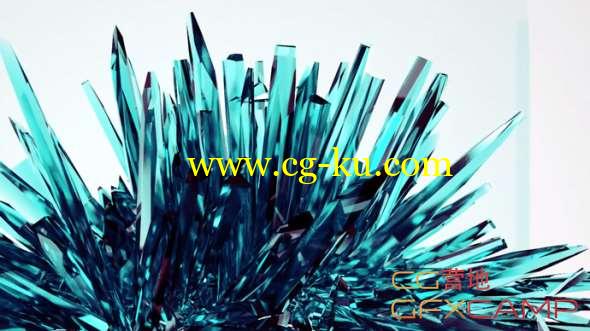 水晶建模C4D教程 Modeling Crystal Shards with Voronoi Fracture and MoGraph Selections的图片1