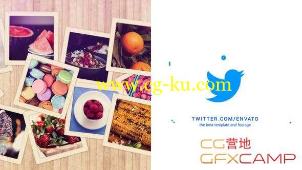 AE模板-拍立得照片Logo动画 Multi Photo Logo Opener的图片1