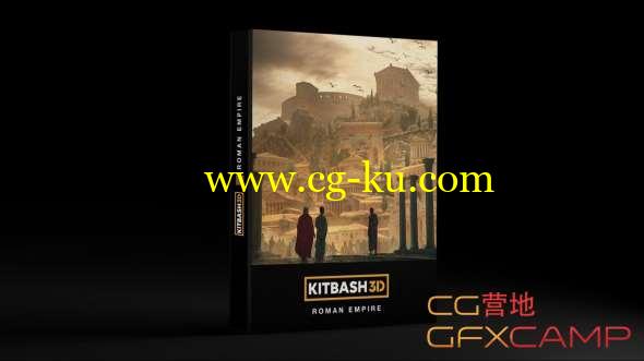 罗马帝国建筑3D模型 Kitbash3D - Roman Empire (MAX/MA/OBJ/FBX格式)的图片1
