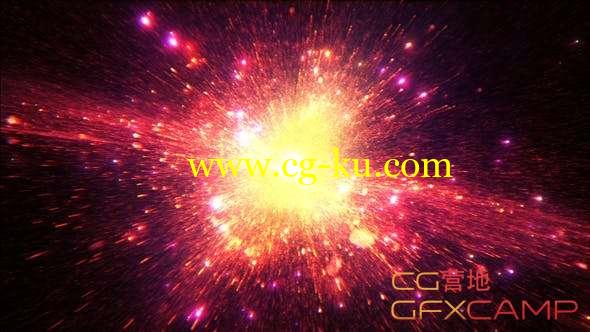 AE模板-宇宙大爆炸粒子Logo动画 The Big Bang Logo Reveal的图片1