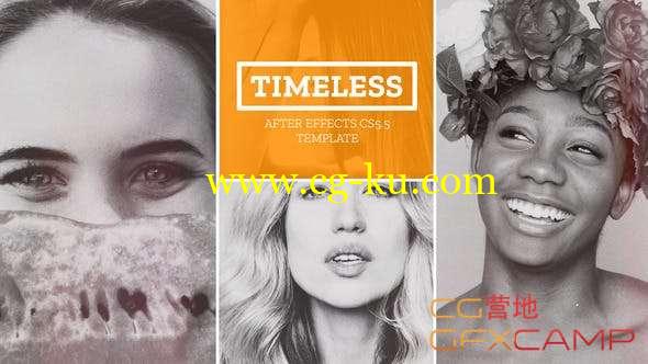 AE模板-简洁分屏幻灯片开场 Timeless - Parallax Gallery的图片1