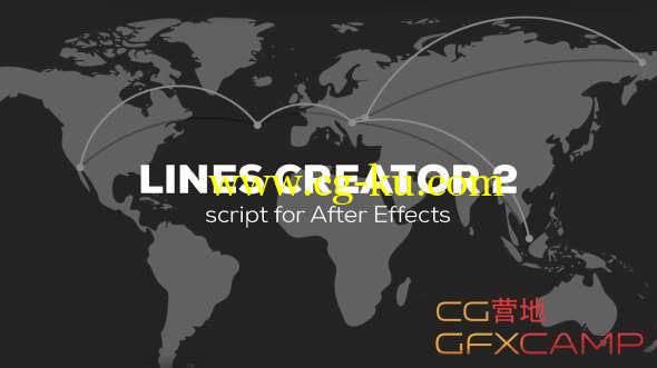 物体图层点连线MG动画AE脚本 Lines Creator v2.0.1 Win/Mac破解版的图片1