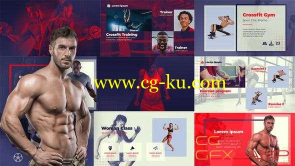 AE模板-健身运动包装宣传片头 Sport Club - Crossfit Fitness Gym的图片1