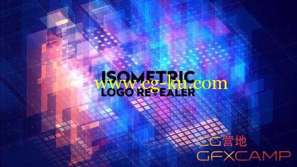 AE模板-三维科技感等距Logo动画 Isometric Logo Revealer 2的图片1