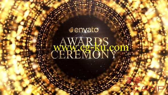 AE模板-环形梦幻粒子背景颁奖典礼晚会包装片头 Awards的图片1