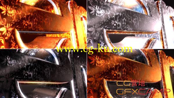 AE模板-E3D花纹生长Logo文字 VideoHive Floral Logo Reveal的图片1