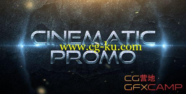 AE模板-史诗震撼粒子冲击波图片文字展示 VideoHive Cinematic Promo Trailer的图片1