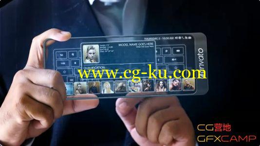 AE模板－高科技触摸手势控制展示AE模板 VideoHive Future Touch Pad的图片1